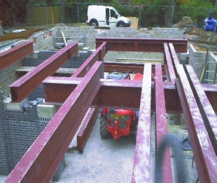Structural Steel Beams Installation