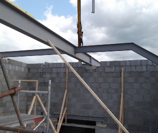 RSJ Steel Beams Installation